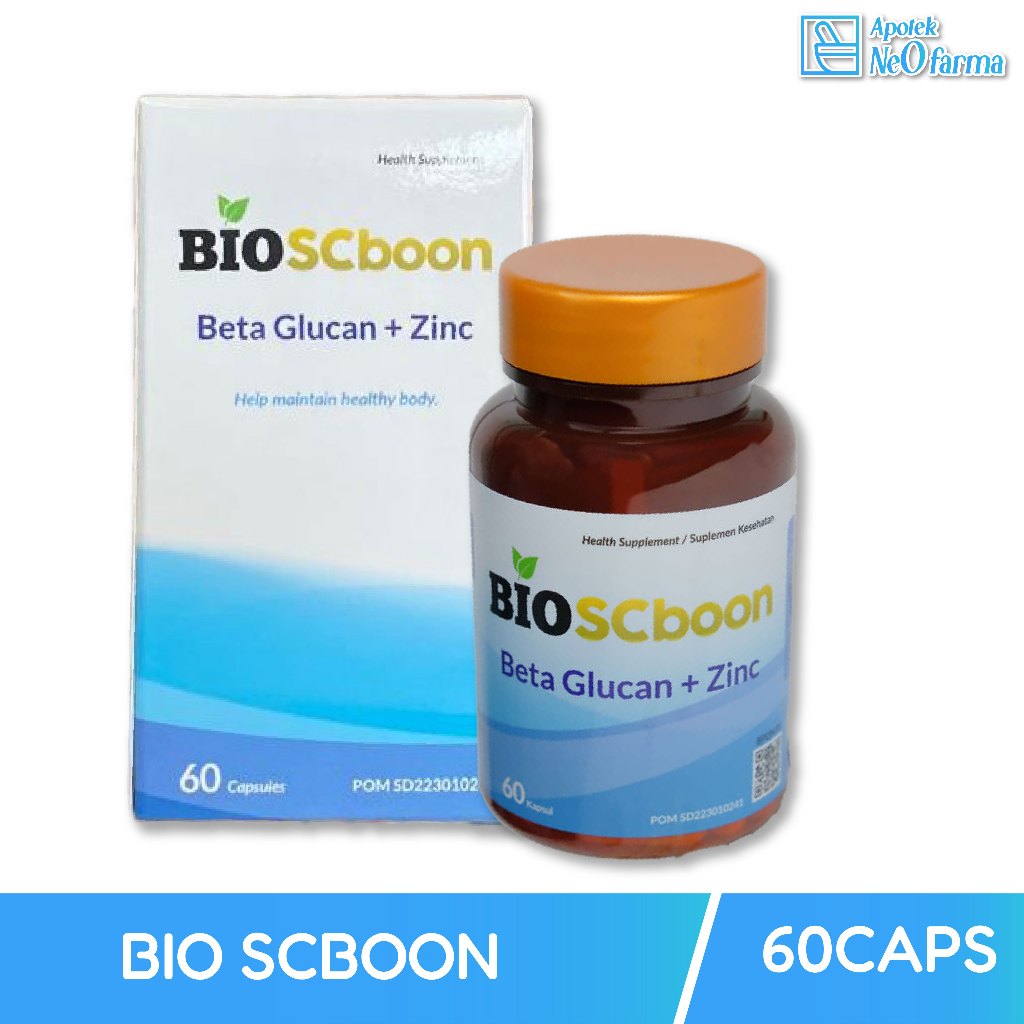 BioSCboon Suplemen Kesehatan Beta Glucan Zink