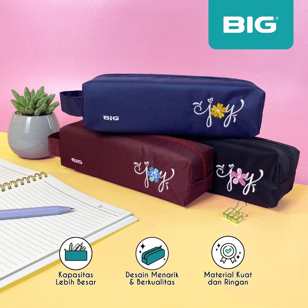 

BIG Tempat Pensil Kotak Pensil Tepak Pensil Pencil Case Model Joy PF-006