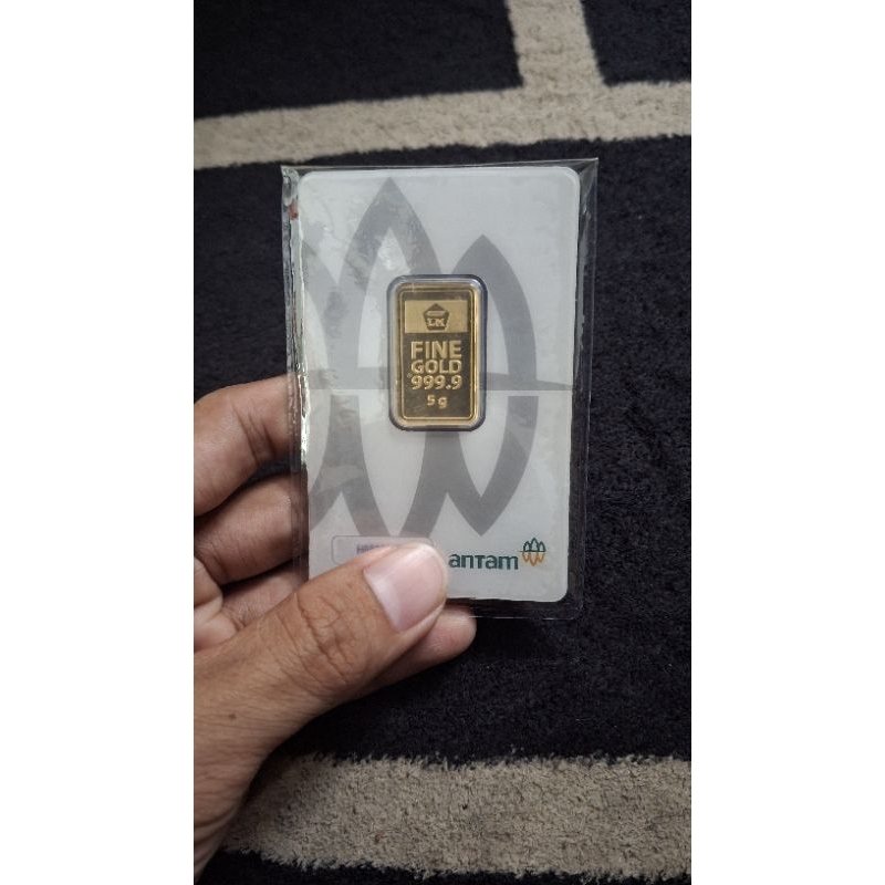 logam mulia Antam 5 gram non Rm