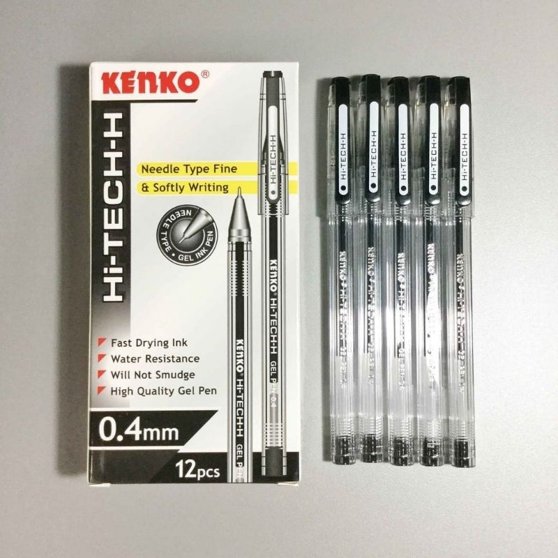 

Pulpen Kenko Hi-TECH-H 0.4mm - ISI 12 PCS