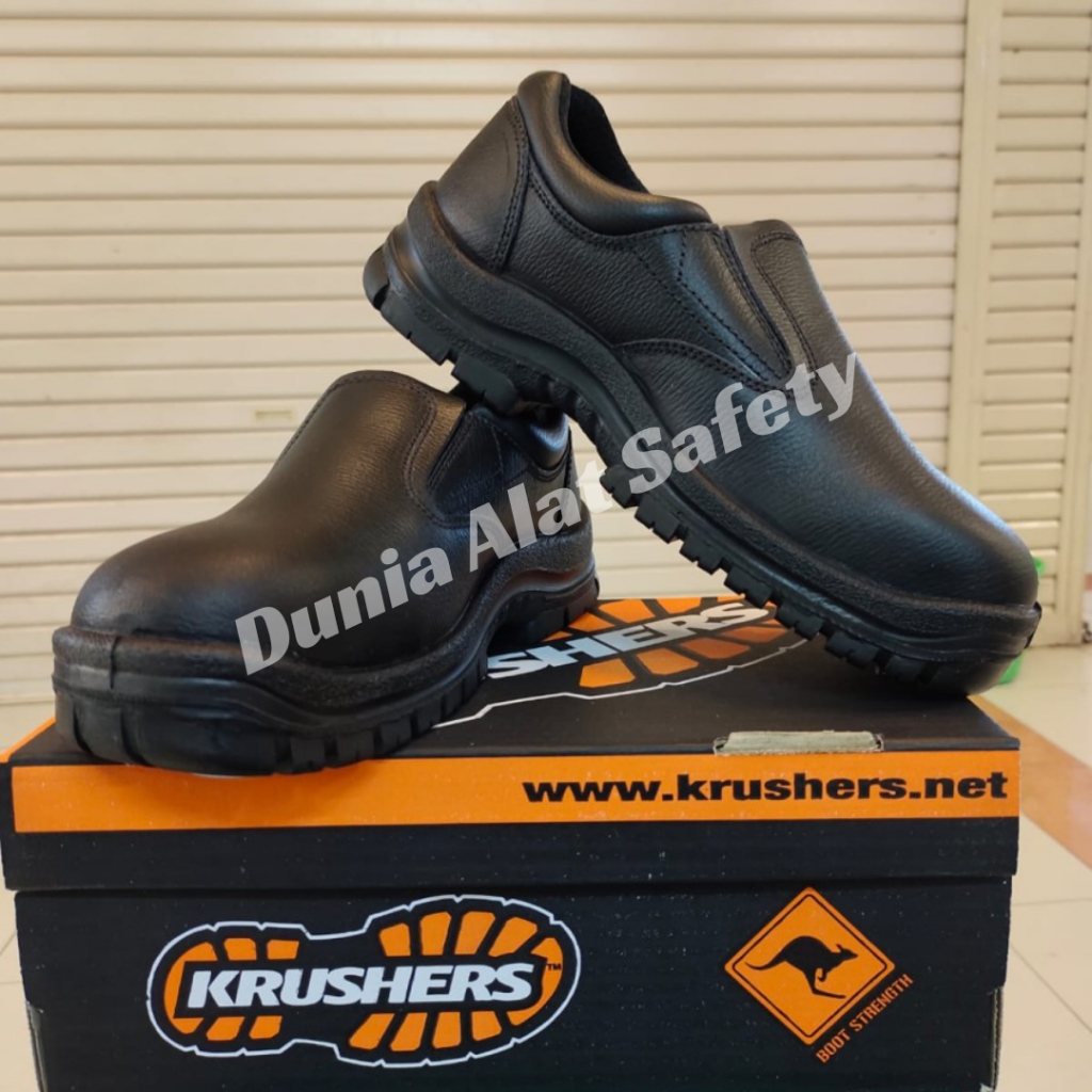 Sepatu Safety Krusher Boston / Safety Shoes Krusher Boston Black