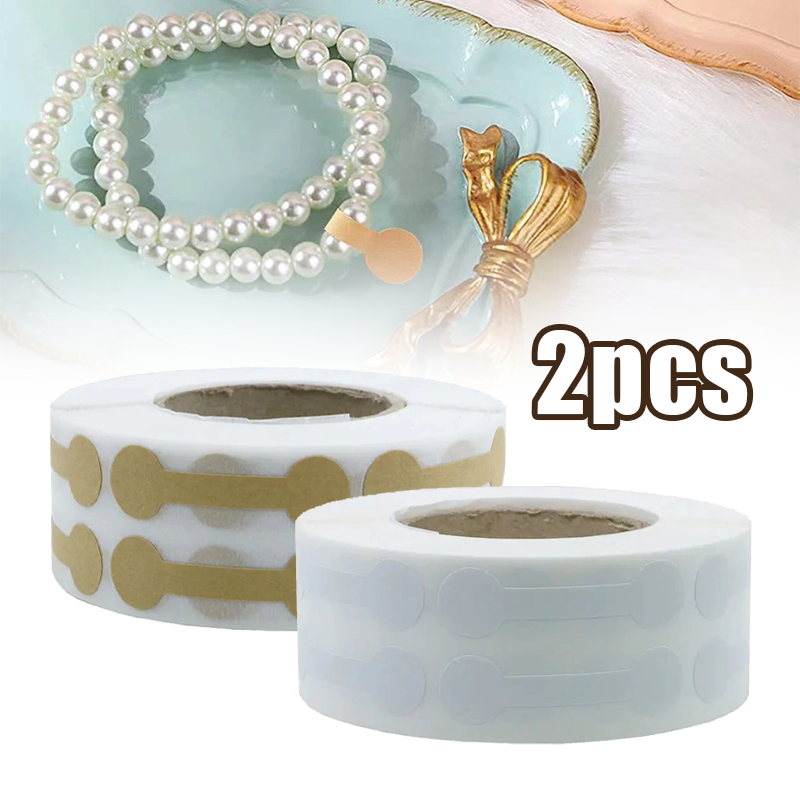 

1000/3000Pcs Price Tag Kalung Cincin Label Kertas Label Harga Perhiasan Label Stiker Perekat Diri