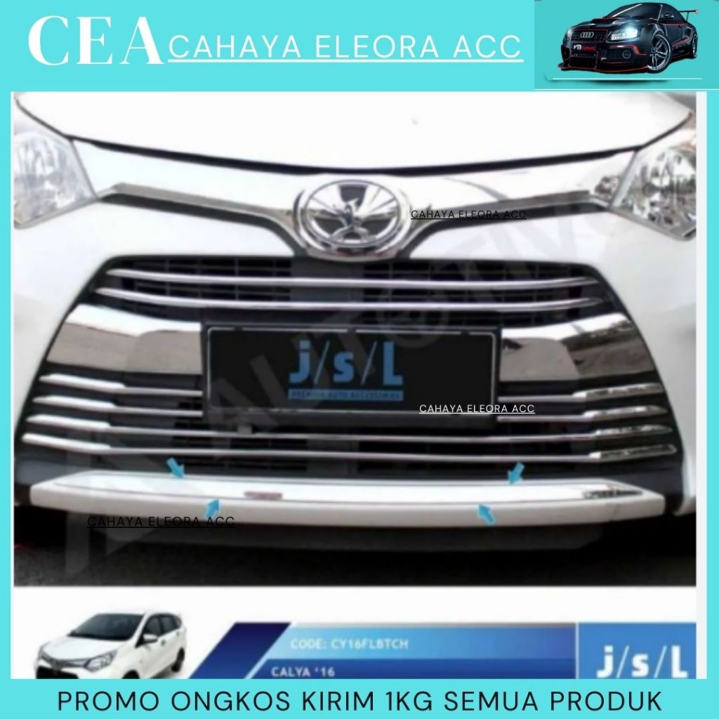 LIST CHROME BUMPER DEPAN CALYA - List Bemper Calya Lis Bemper Depan Calya List Chrome - Lis CALYA