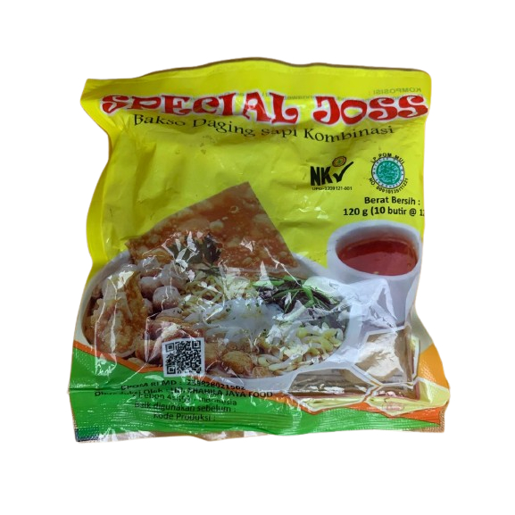 

Pentol Special Joss Isi 10 Butir berat 120 gram Bakso Baso Halal