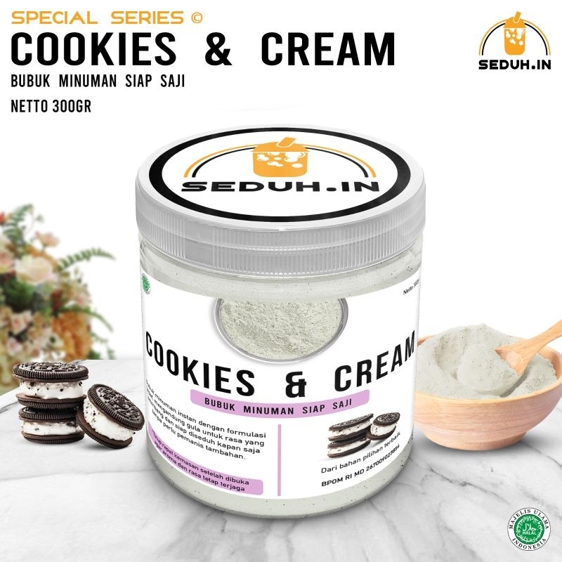 

Toples 300gr / minuman premium mix COOKIES & CREAM