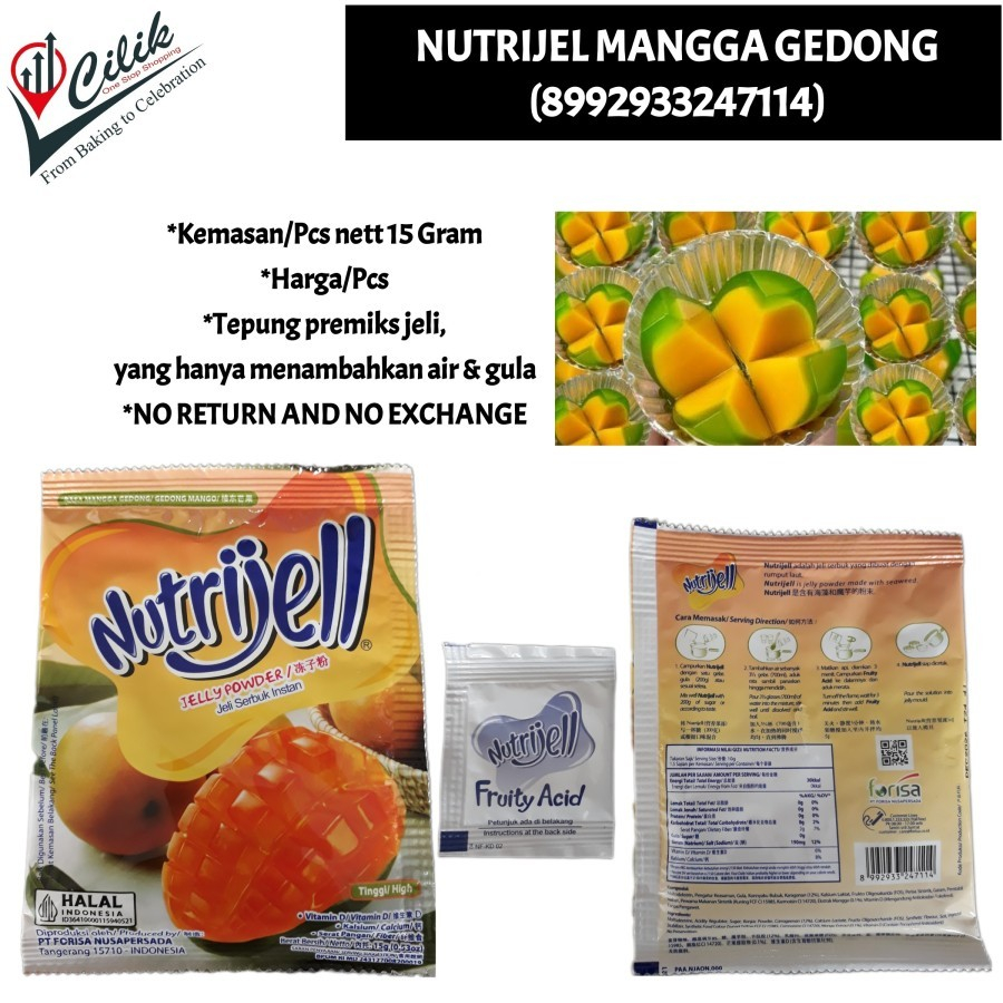 

tepung+premiks+instant+nutrijel+jeli+forisa+eceran+variant+rasa+mangga gedong+jajanan+cemilan+snack+dessert+enak+simple+mudah