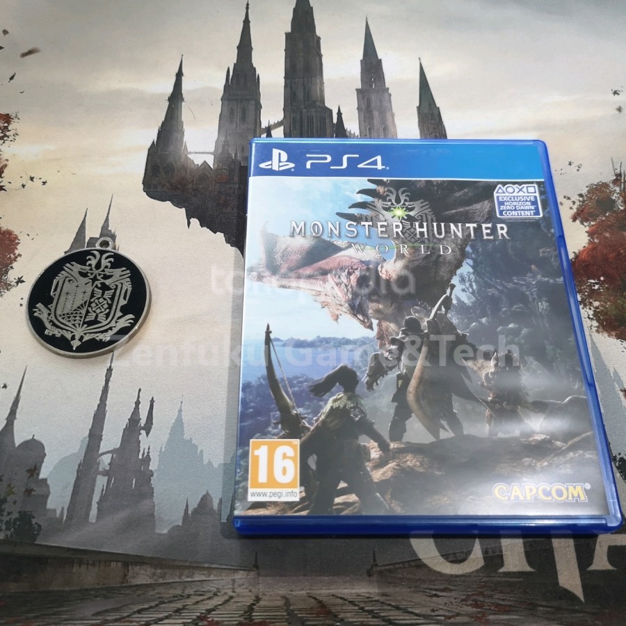 BD PS4 Monster Hunter World PS4 + Keyring Official Capcom UK | Game Ps