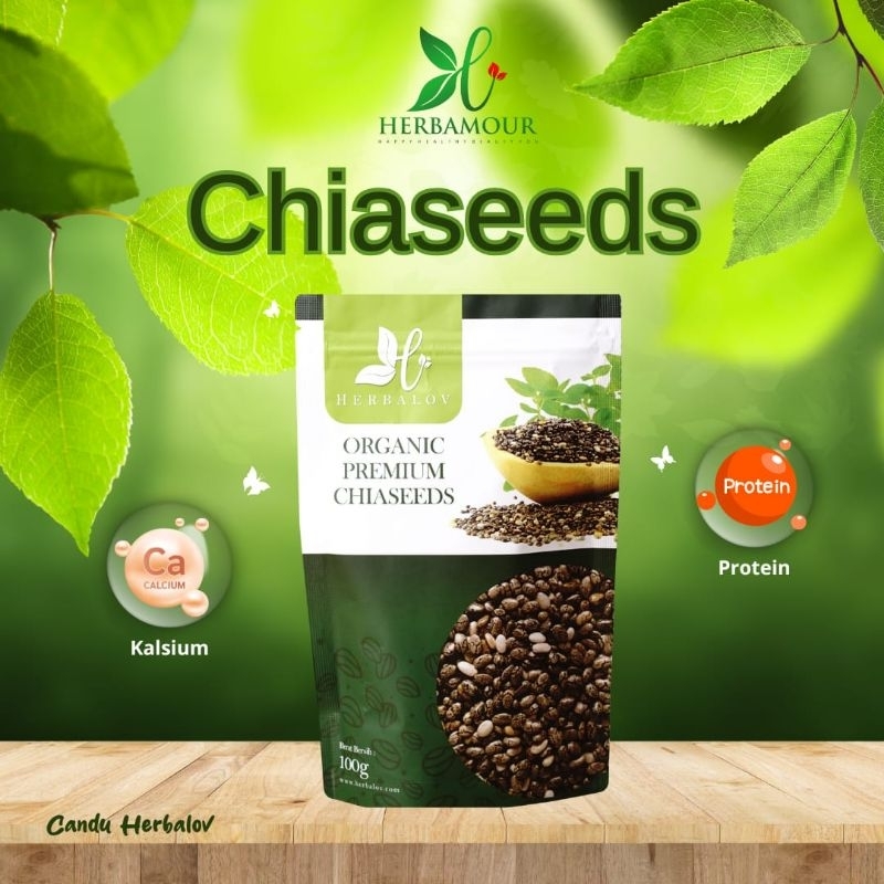 

CHIA SEEDS ORGANIK PREMIUM |CHIA SEEDS HERBALOV | DIET HERBALOV | DBH