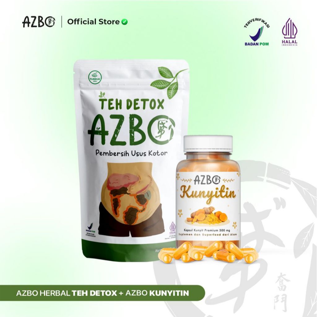 AZBO Teh Detox dan Kunyitin