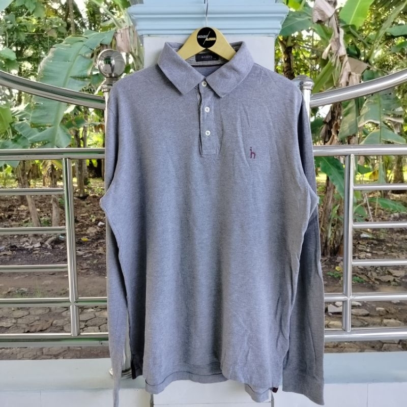 Long Sleeve / Polo Shirt / Vintage / Second / HAZZYS