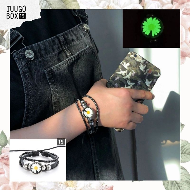 READY - GELANG PMO GD Glow in the Dark (PMO 1A) - Gelang Peaceminusone G-Dragon Bigbang Good Quality