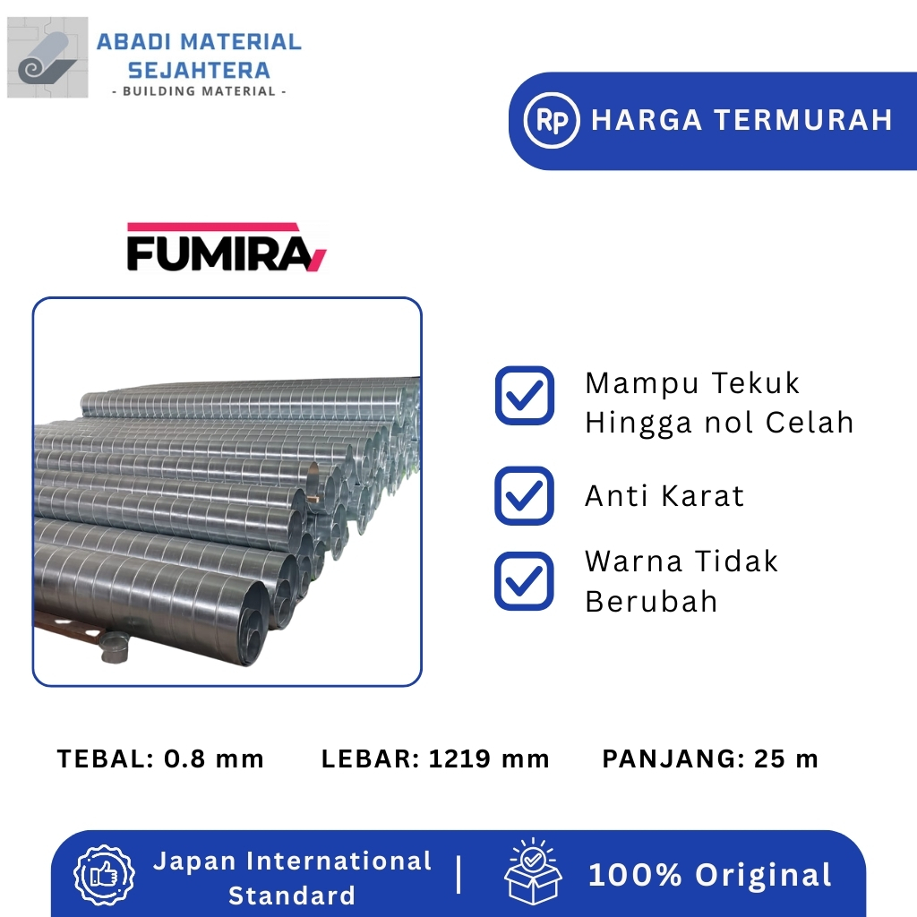 Seng Baja BJLS Galvanis FUMIRAGRIP Original 0.8mm