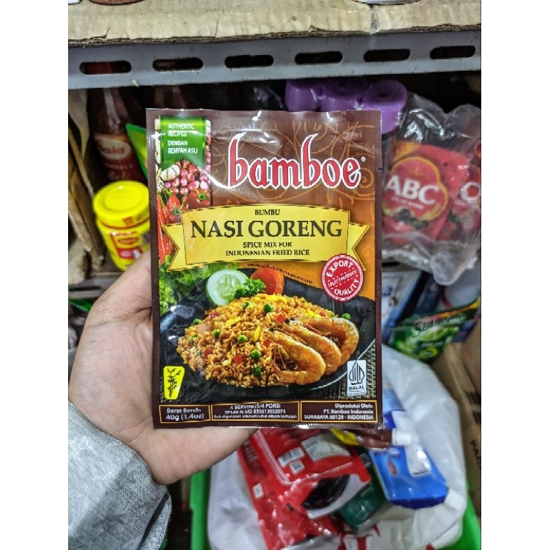 

Bumbu Instan Rasa Nasi Goreng Cap Bamboe Masak Masakan Dapur