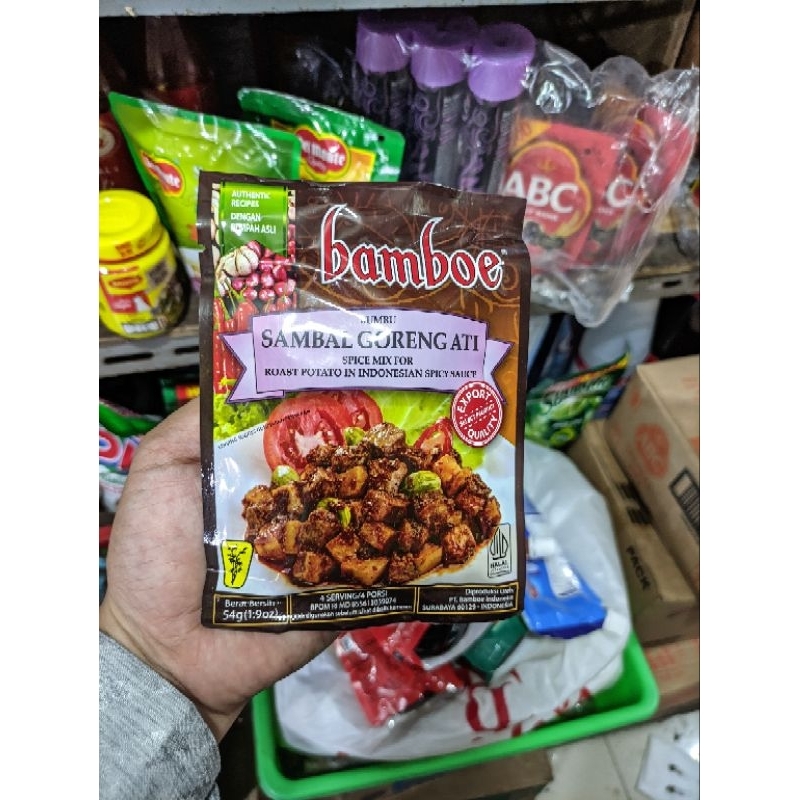 

Bumbu Instan Rasa Sambal Goreng Ati Cap Bamboe Masak Masakan Dapur