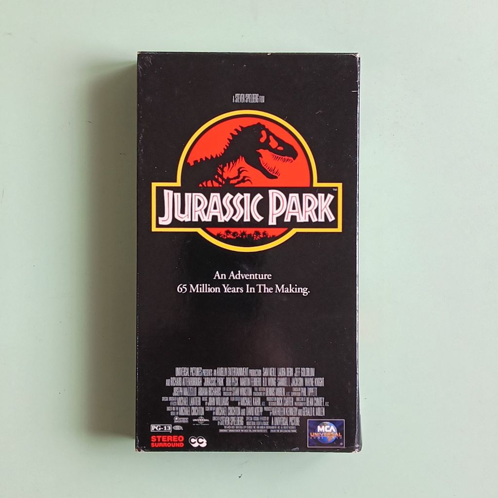 VHS Jurassic Park Original Kaset Film
