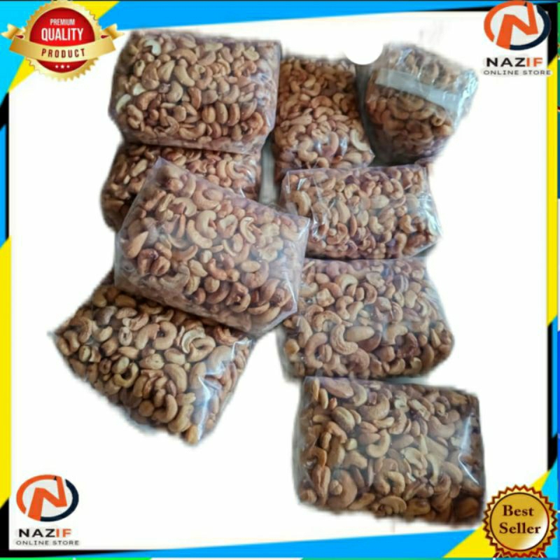 

Kacang Mede/Mete Utuh Mateng 1/2kg.