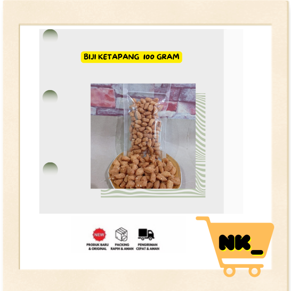 

NK cemilan - Biji Ketapang Manis oleh oleh khas dari jakarta betawi 100 gram
