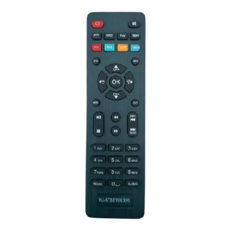 JOLLYHOKI Remot Remote STB Evenix RECEIVER PARABOLA MULTIMEDIA STB DVB T2 EVINIX H1 - S