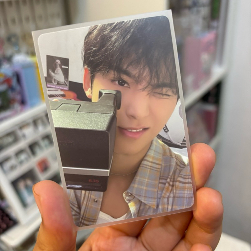 [BACA DESKRIPSI] DICON MINGYU SEVENTEEN TOPBIR PHOTOCARD SHARING SEUNGKWAN CARATZONE ASIA TOPI BIRU 