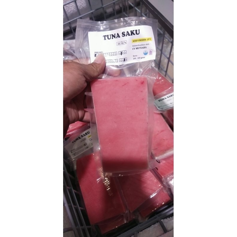 

daging ikan tuna saku potong 200-400 gram