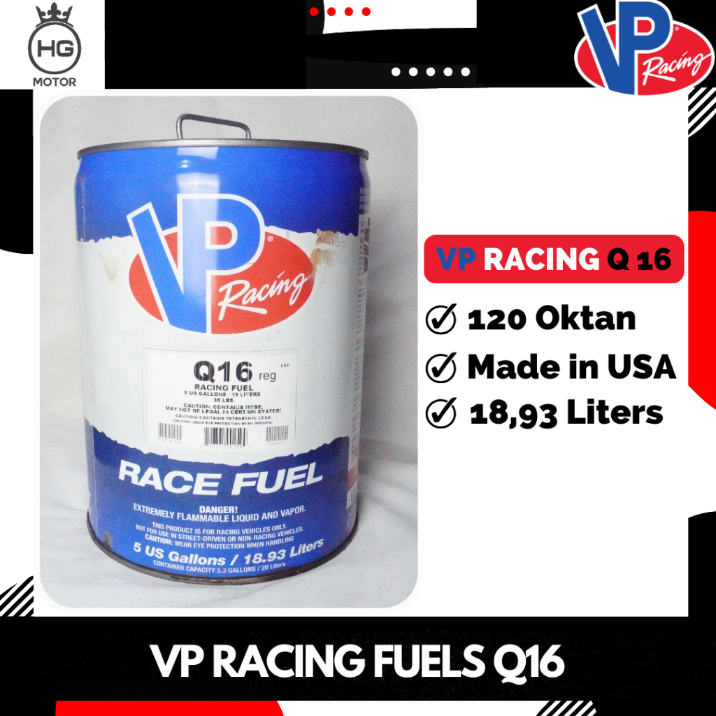 Vp Racing Fuel Q16 Reg Original Vp Racing 1 Drum / 19L