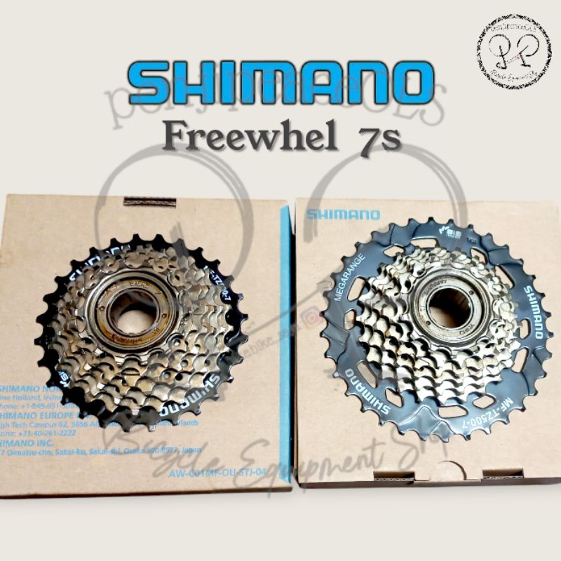 freewheel shimano FREEWHEL 7 SPEED drat sprocket megarange 7 speed ulir shimano gir belakang part se