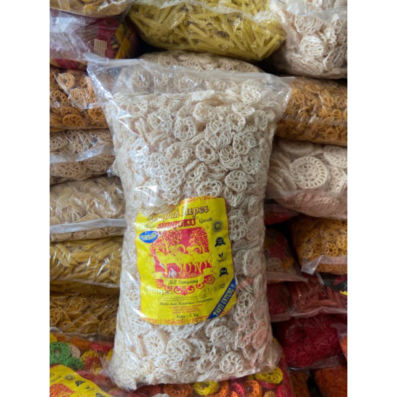 

KERUPUK MAWAR PUTIH MENTAH 5 KG MUTU TERJAMIN