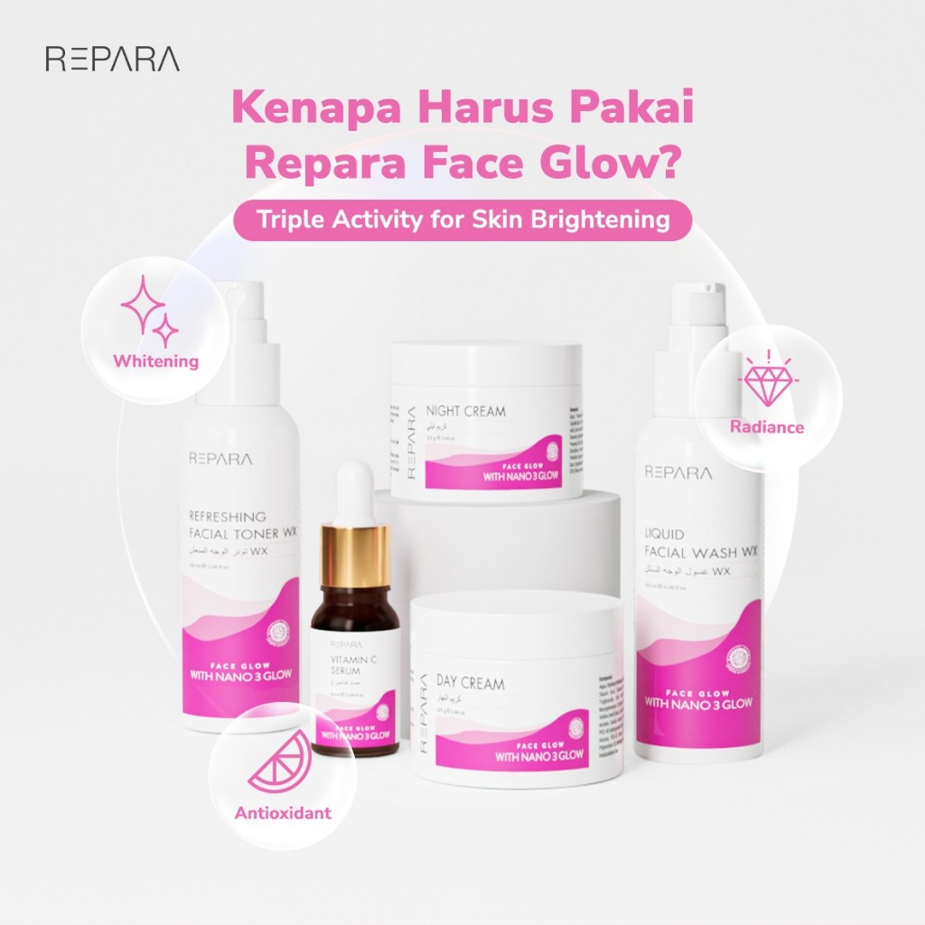 Repara Paket Face Glow with Nano 3 Glow