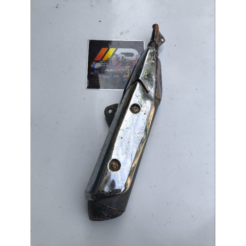 Jual selenser Knalpot kenalpot honda supra x125 fi original bekas lepasan motor