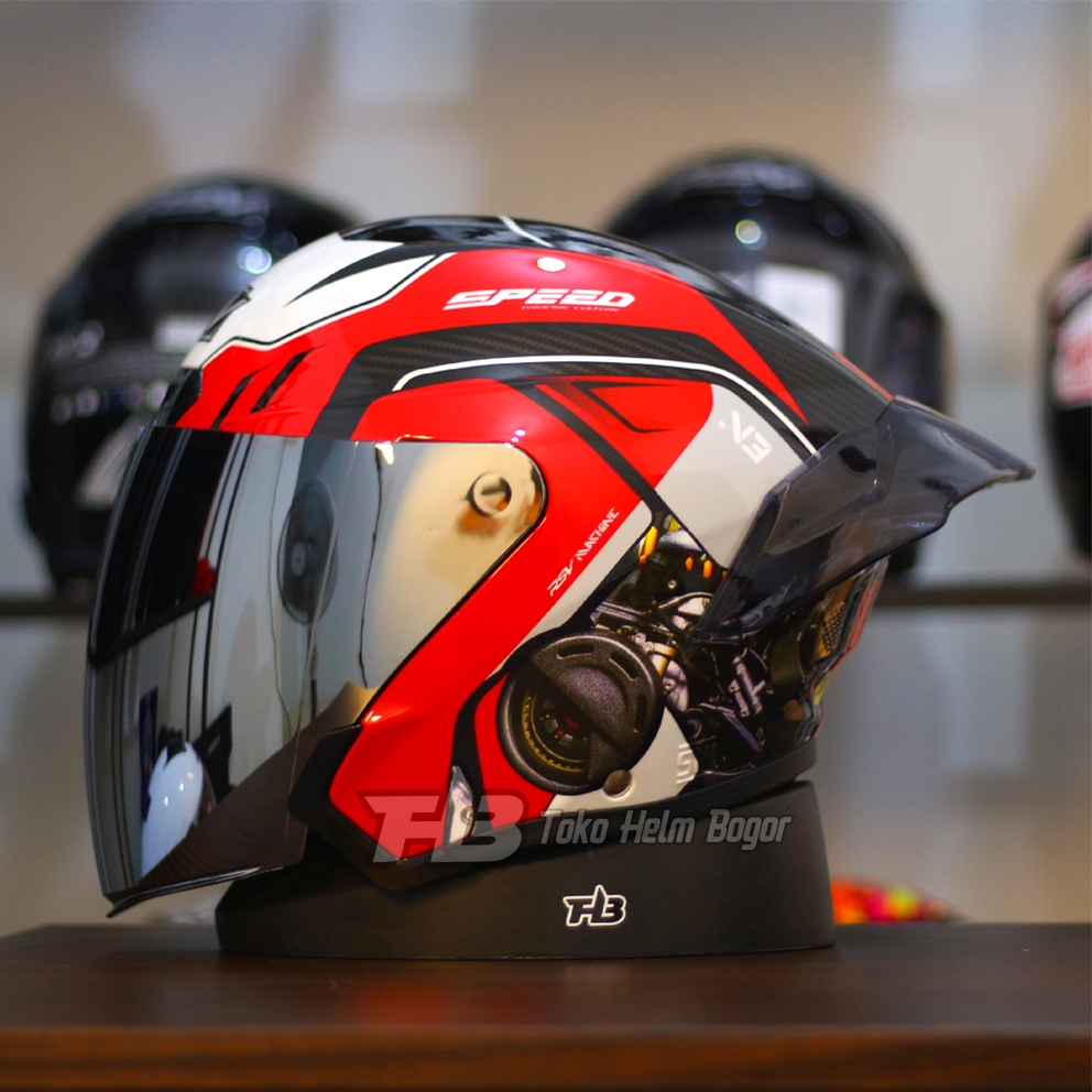 RSV HELM NEW WINDTAIL HALF FACE | MACHINE VOL 3 | SINGLE VISOR