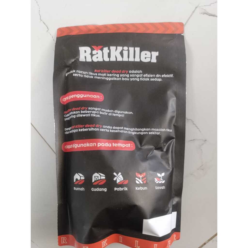 Racun Tikus Mati Kering Tanpa Bau / Obat Pembasmi Tikus 250 Gram