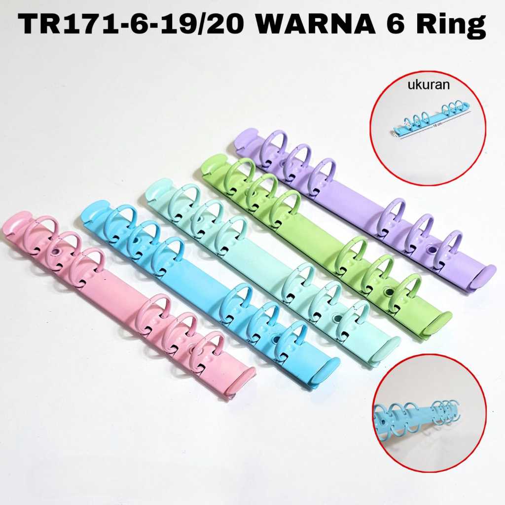 

SOS Mekanik Binder/Ring Binder TR171-6-19/20/48K/6 ring Warna