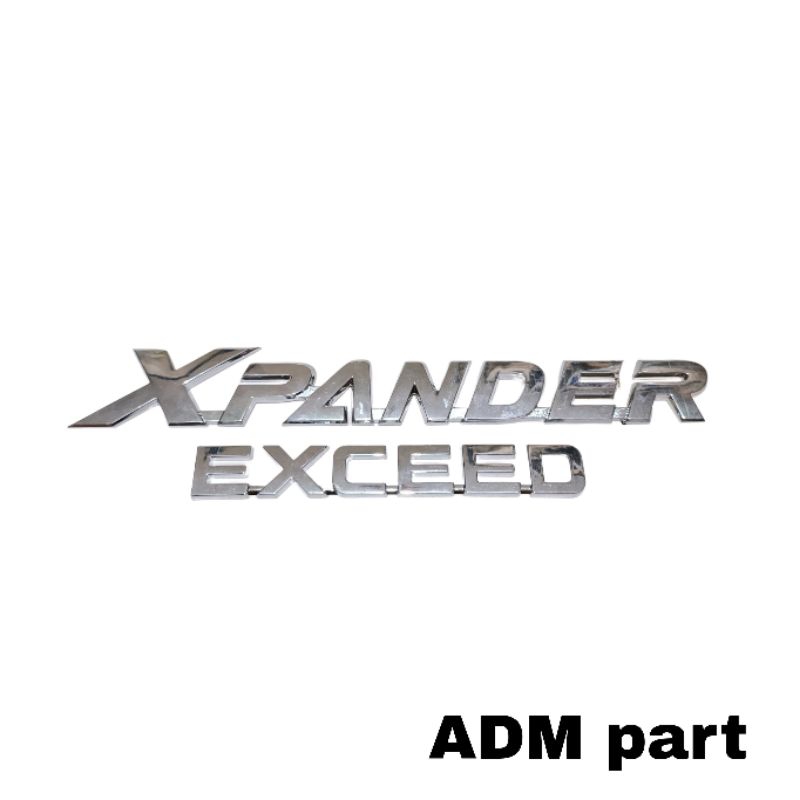 Emblem XPANDER EXCEED, Emblem Bagasi Mitsubishi Xpander