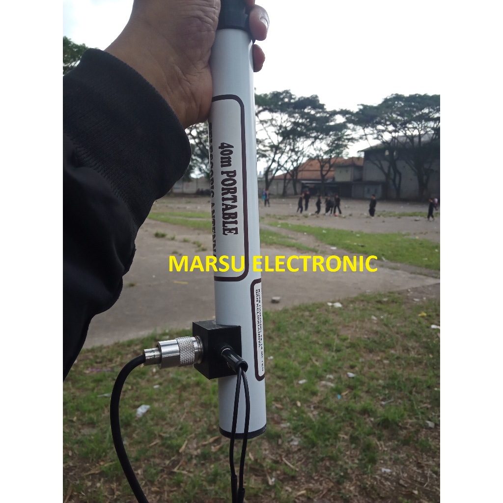 ANTENA HF LAHAN SEMPIT VERTIKAL 40 M TARIK MUDAH DIBAWA