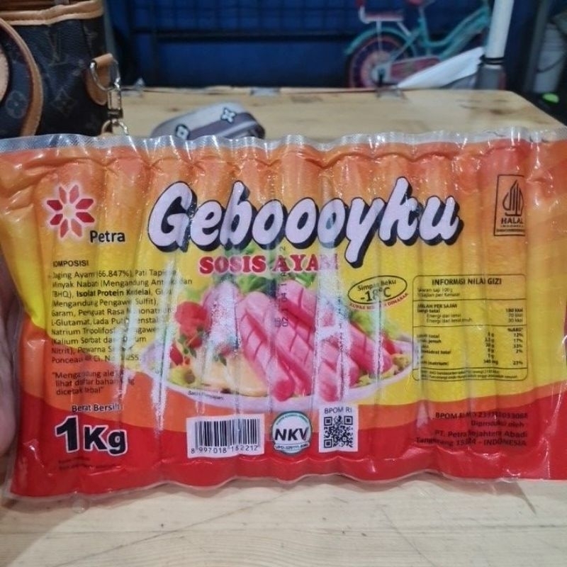 

GEBOYKU SOSIS AYAM MERAH 1KG
