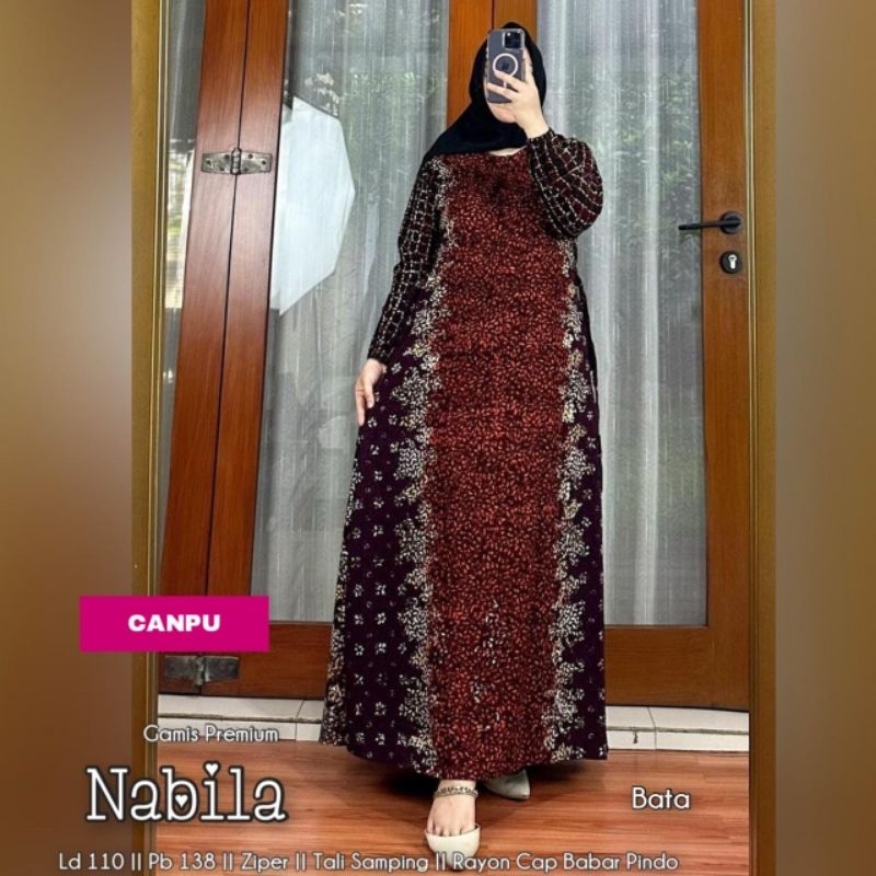 NABILA/DRESS WANITA/DRESS MAXI/MAXY DRESS/DRESS