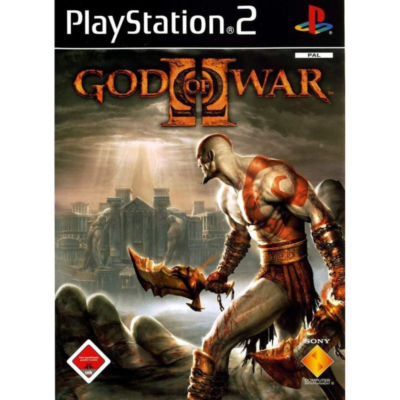 KASET VIDEO GAME GOD OF WAR 2 - KASET VIDEO GAME PLAYSTATION 2 GOD OF WAR 2 - KASET VIDEO GAME PS2 -