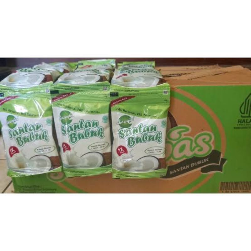 

Santanpas 1dus isi 12 renteng / santanpas kartonan / santan bubuk