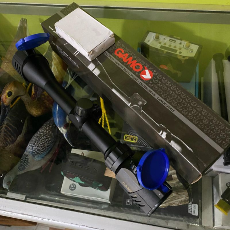 teleskop gamo 3-9*40 ao tutup biru
