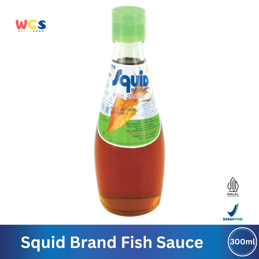 

Squid Brand Fish Sauce 300ml – Saus Ikan Thailand Serbaguna untuk Masakan Harian