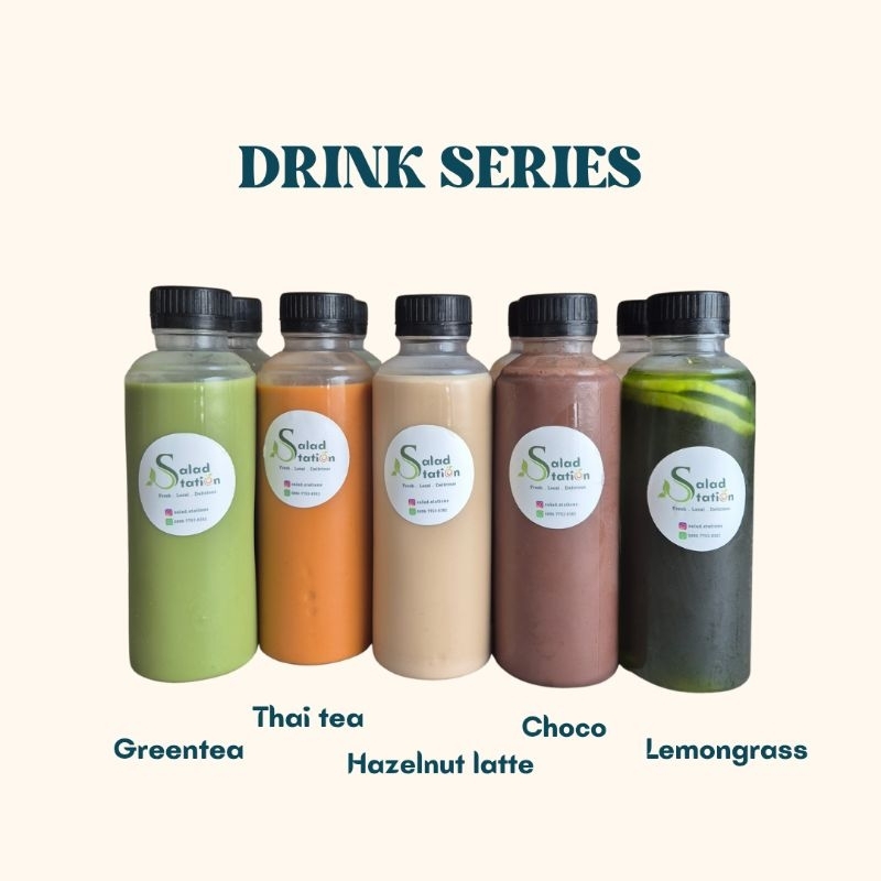 

DRINK SERIES 250ml (greentea,thai tea,hazelnut latte dll)