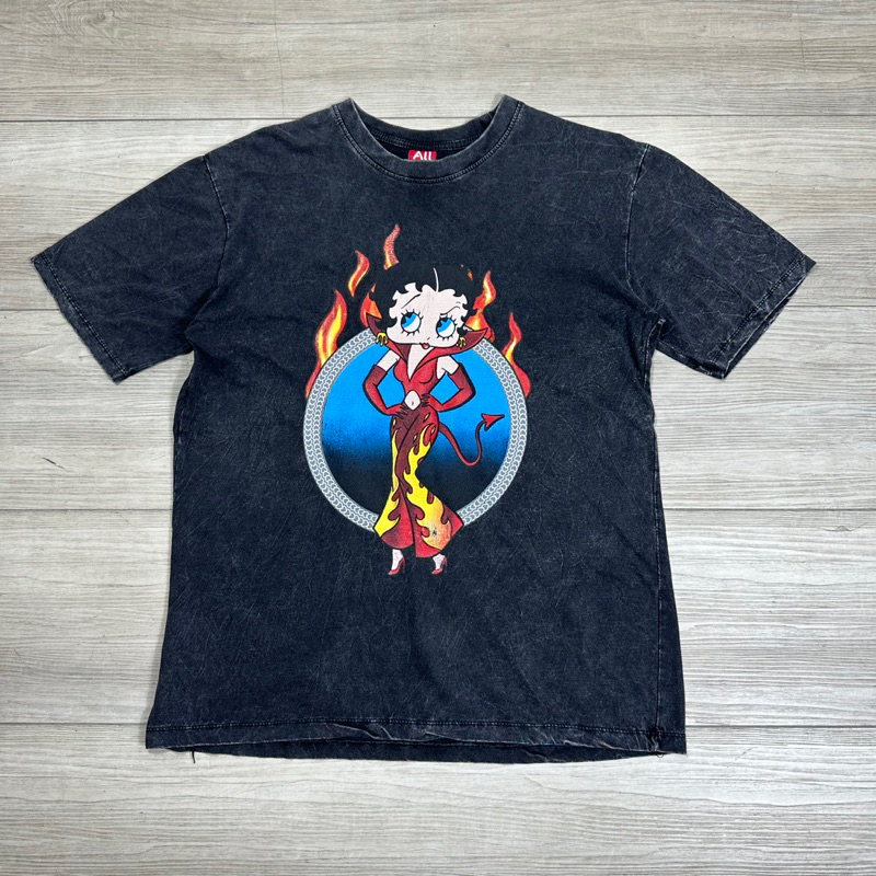Kaos betty boop fire vintage