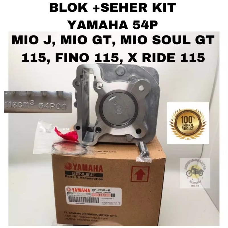 BLOK SEHER BLOK MESIN YAMAHA 54P PERSISI MIO J MIO GT