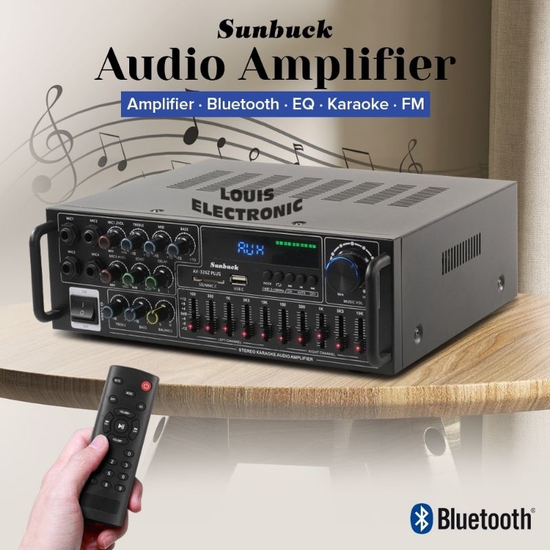 Amplifier Karaoke SUNBUCK with Equalizer AV 326Z PLUS