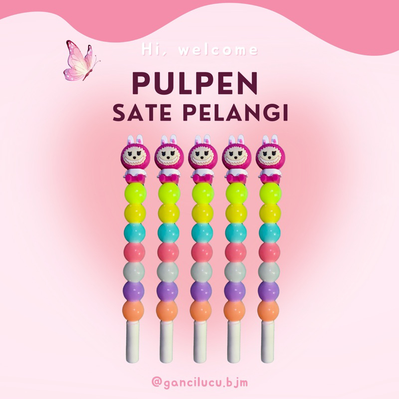 

Pulpen sate labubu pelangi COD TERMURAH_gancilucu.bjm