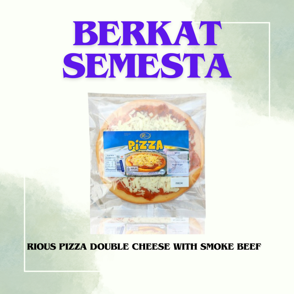 

RIOUS PIZZA DOUBLE CHEESE 180GR PIZZA INSTAN