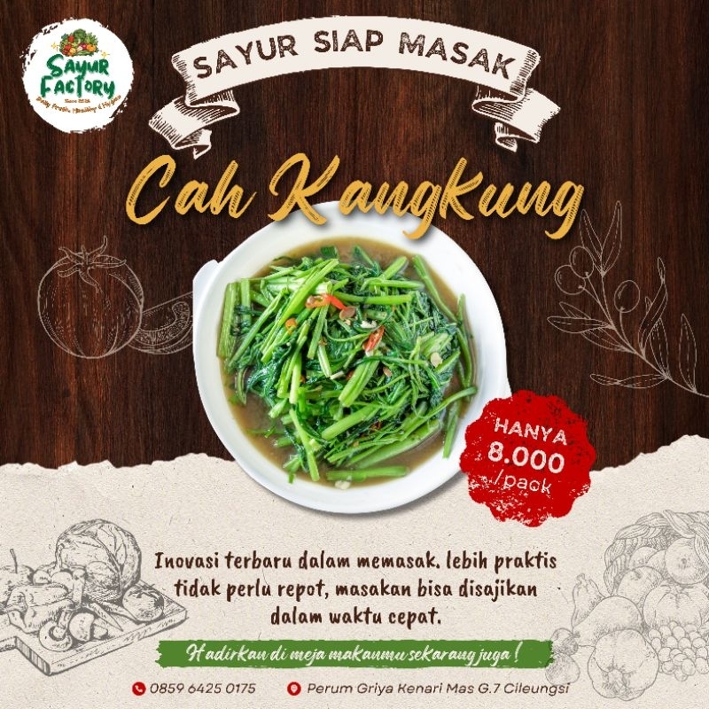 

Paket Siap Masak Cah Kangkung