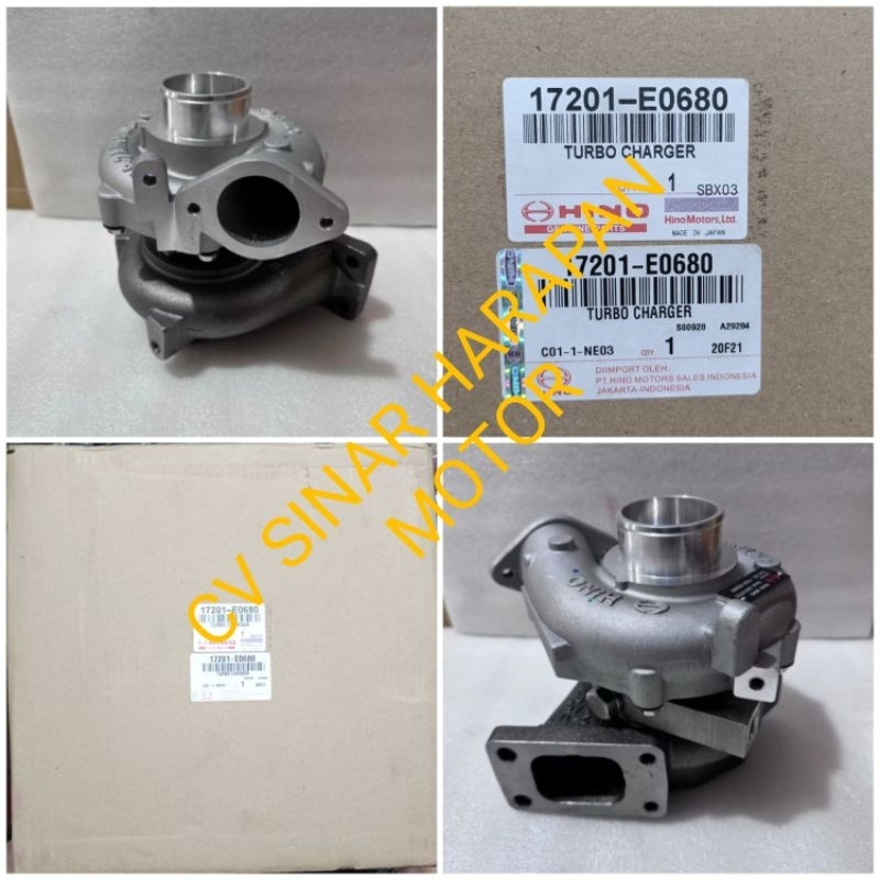 TURBOCHARGER TURBO HINO DUTRO 130 HD 12V 17201-E0680 17201E0680