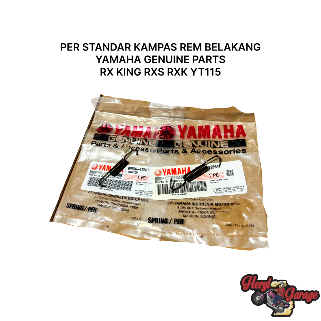 PER KAMPAS REM BELAKANG RX KING RXK RXS YT115 ORIGINAL YAMAHA GENUINE PARTS