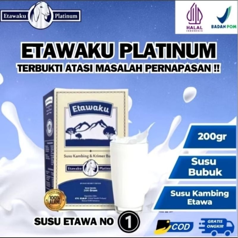 

SUSU ETAWAKU PLATINUM ASLI - ampuh atasi masalah pernafasan